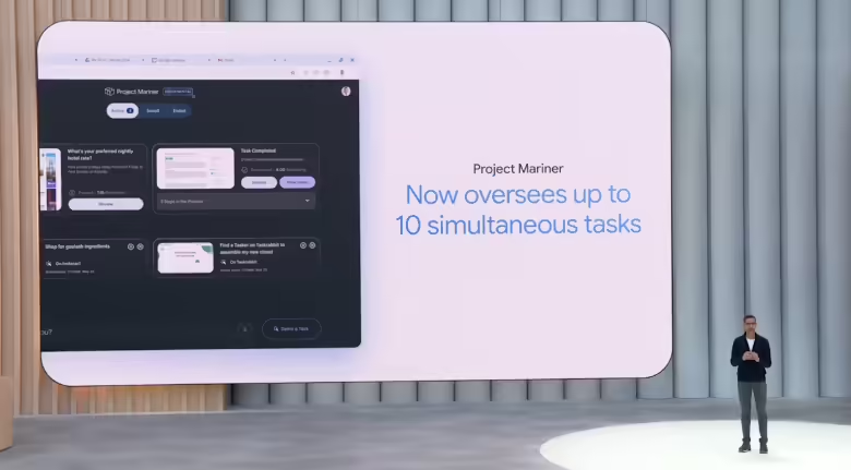谷歌公布 Project Mariner，AI 智能體將全面進駐 Chrome、搜索與 Gemini