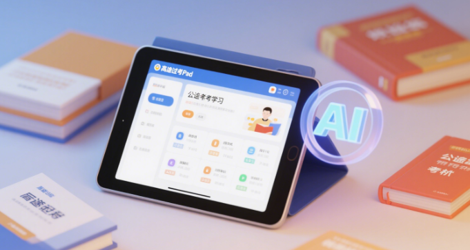 高途過考 Pad：AI 大模型賦能，構建公考學習新閉環(huán)